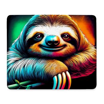 Faultier - Mousepad (Querformat) - Weiß - Vorne