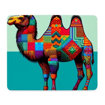 Kamel - Mousepad (Querformat) - Weiß - Vorne