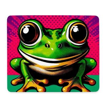 frog - Mouse Pad (horizontal) - white - Front