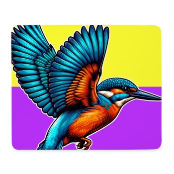 kingfisher - Mouse Pad (horizontal) - white - Front
