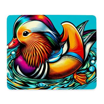 Mandarin duck - Mouse Pad (horizontal) - white - Front