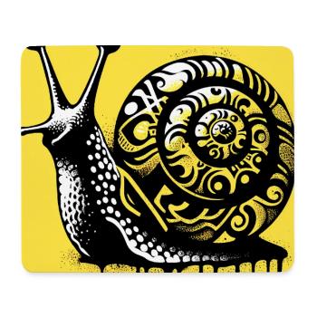 Schnecke - Mousepad (Querformat) - Weiß - Vorne
