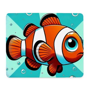 Clownfisch - Mousepad (Querformat) - Weiß - Vorne
