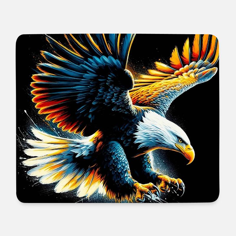 eagle - Mouse Pad (horizontal) - white