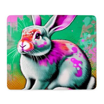 rabbit - Mouse Pad (horizontal) - white - Front