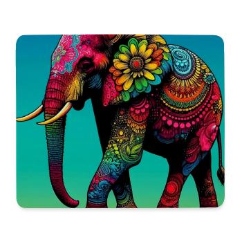 éléphant - Tapis de souris (format paysage) - blanc - Devant