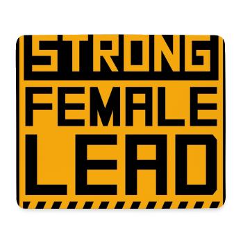 Strong Female Lead Feminismus Empowerment Frauen - Mousepad (Querformat) - Weiß - Vorne