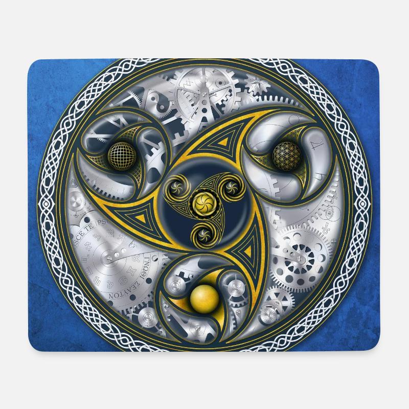 Bewusstseins-Reisemaschine - Mousepad (Querformat) - Weiß