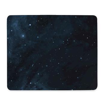 Sternenhimmel Muster - Mousepad (Querformat) - Weiß - Vorne