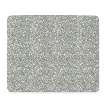 Gemusterter Granitstein in Grautönen - Mouse Pad (horizontal) - white - Front