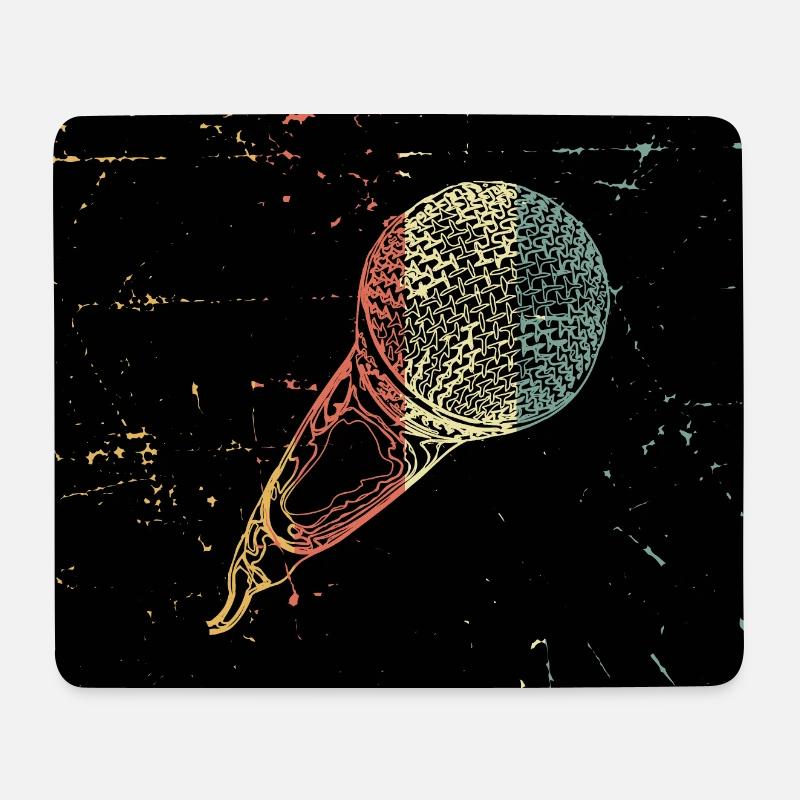 Singen - Mousepad (Querformat) - Weiß