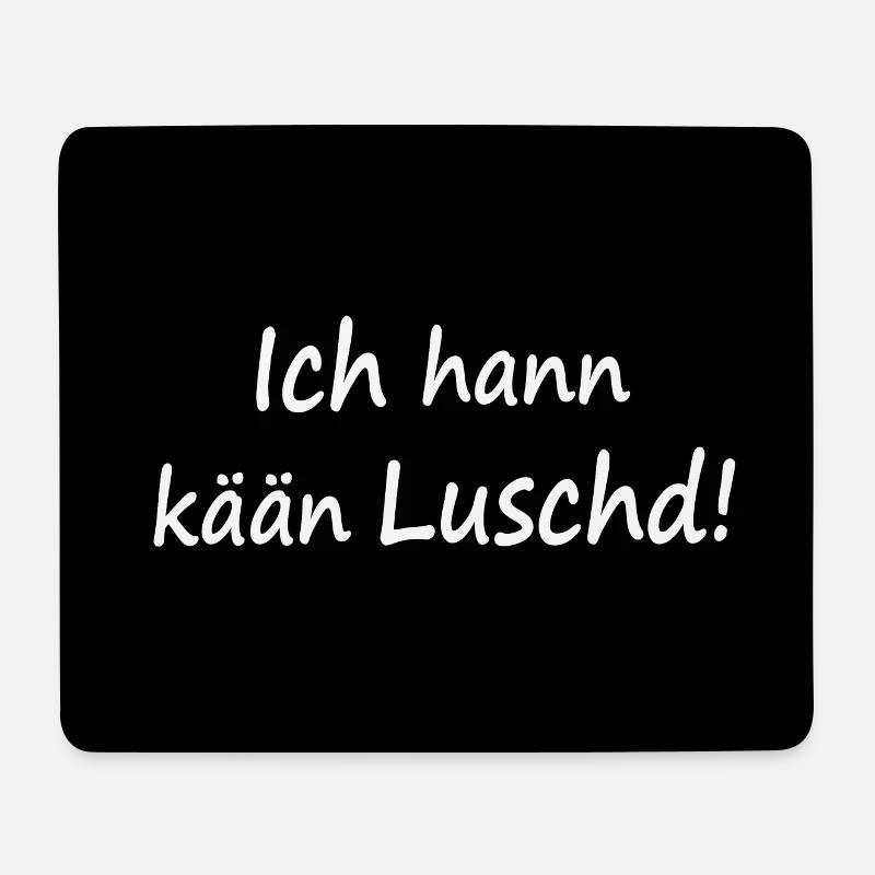 Saarländisch Dialekt Saarland Saar Geschenk lustig - Mousepad (Querformat) - Weiß