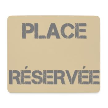 Place Réservée Distress Beige - Mouse Pad (horizontal) - white - Front