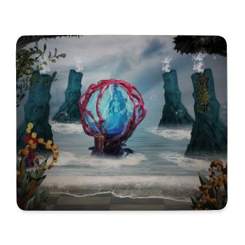 Dans le cocon sur la plage - Tapis de souris (format paysage) - blanc - Devant