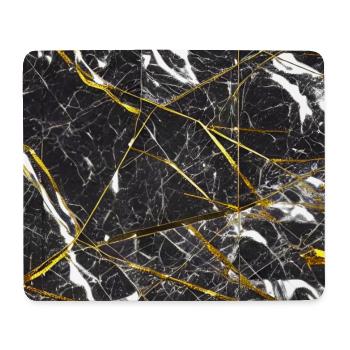 Marble Black Gold Marble imitation - Mouse Pad (horizontal) - white - Front