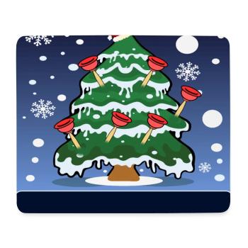 INSTALLATIONS SANITAIRES PLOMBIER DE NOËL PÖMPEL - Tapis de souris (format paysage) - blanc - Devant