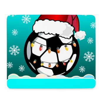 Personalized Christmas Gifts - SOCCER NAME - Mouse Pad (horizontal) - white - Front