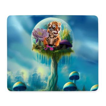 Einfach entzückende kleine Tiger Babys - Mousepad (Querformat) - Weiß - Vorne