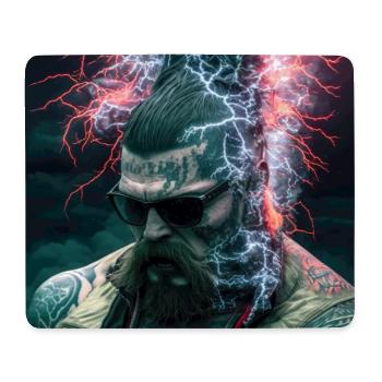 Portrait elektrik 04 - Mousepad (Querformat) - Weiß - Vorne