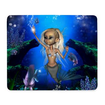 Sweet Little Mermaid - Mouse Pad (horizontal) - white - Front