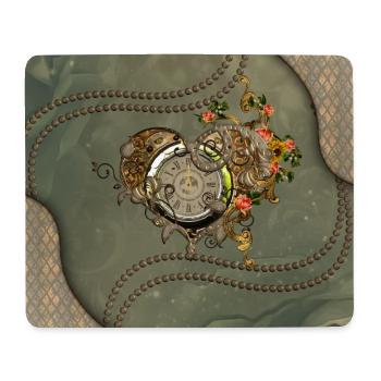Merveilleuse montre steampunk - Tapis de souris (format paysage) - blanc - Devant