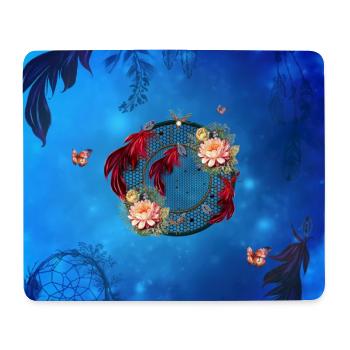 Wonderful dream catcher and butterflies. - Mouse Pad (horizontal) - white - Front