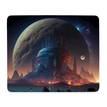 Megalopolis Alien 02 - Tapis de souris (format paysage) - blanc - Devant