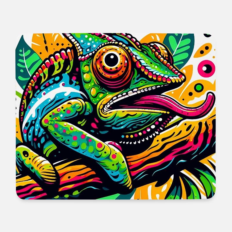 Chameleon - Mouse Pad (horizontal) - white