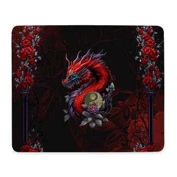 Wunderbarer chinesischer Drache - Mousepad (Querformat) - Weiß - Vorne