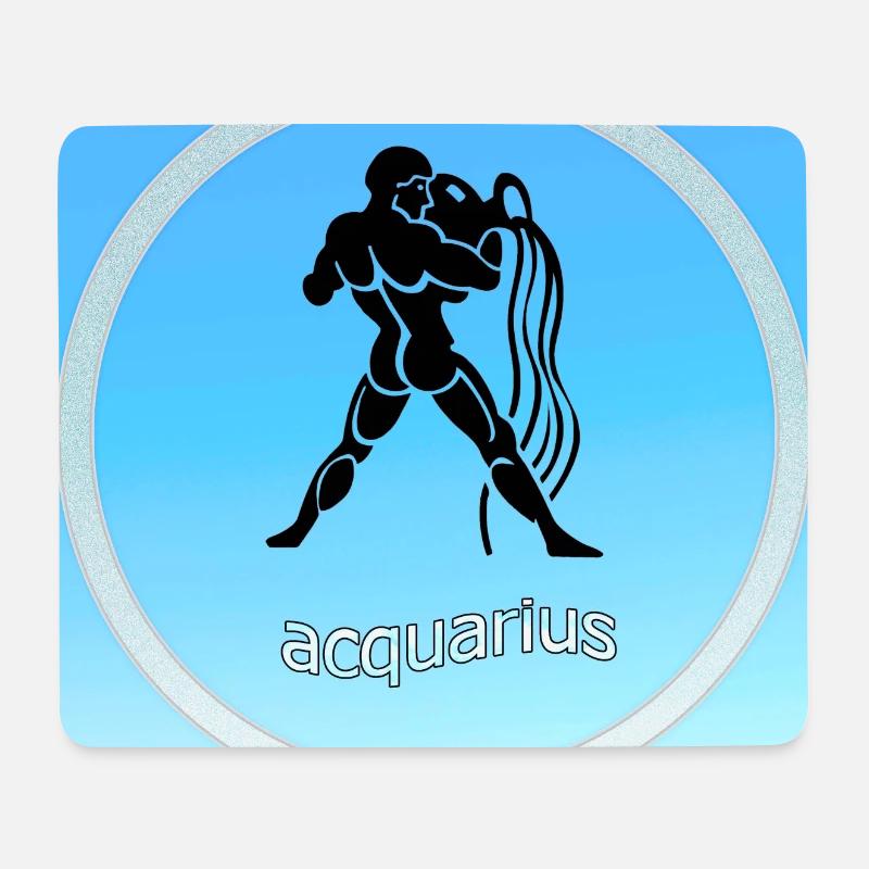acquarius - Mouse Pad (horizontal) - white
