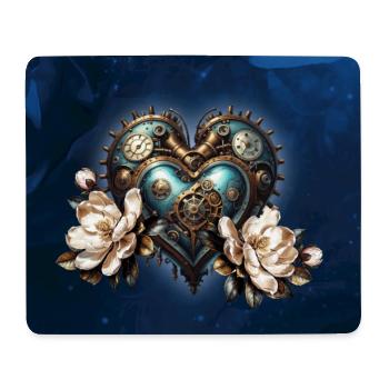Wonderful steampunk heart - Mouse Pad (horizontal) - white - Front