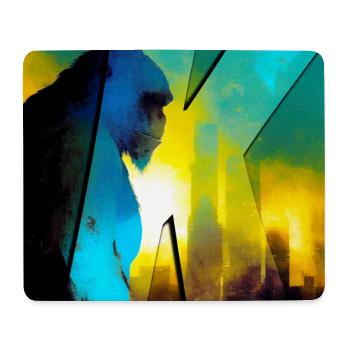 Gorilla 01 - K1 - Mouse Pad (horizontal) - white - Front