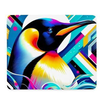 Pinguin - Mousepad (Querformat) - Weiß - Vorne