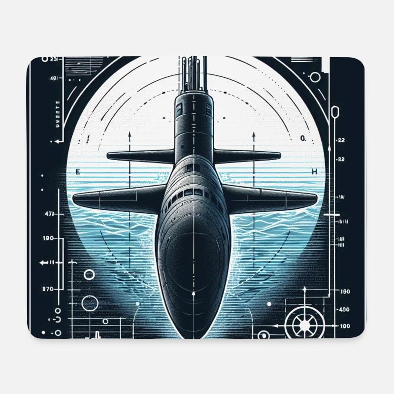 Submarine - Mouse Pad (horizontal) - white