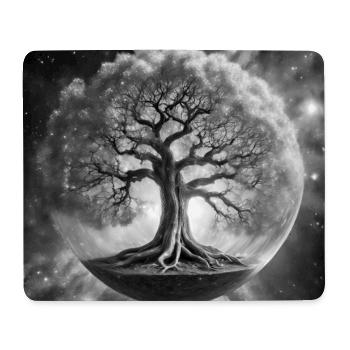 The Cosmic Yggdrasil - Mouse Pad (horizontal) - white - Front