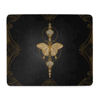 Goldener Schmetterling. - Mousepad (Querformat) - Weiß - Vorne