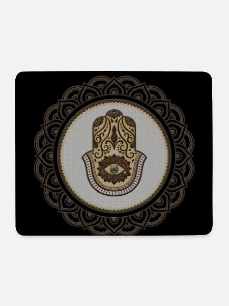 Elegante Schinkenhand - Mousepad (Querformat) - Weiß