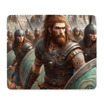 Keltiberer verteidigen Numancia - Mousepad (Querformat) - Weiß - Vorne