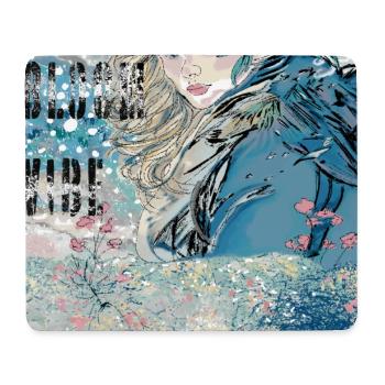 BLÜTEN-VIBE - Mousepad (Querformat) - Weiß - Vorne