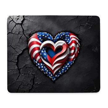 Das Herz - Mousepad (Querformat) - Weiß - Vorne