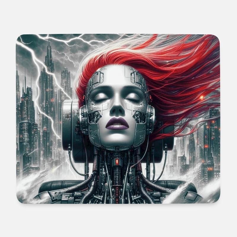 Die Megalopolis - Mousepad (Querformat) - Weiß