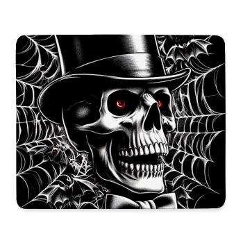Halloween Elegant Skull - Mouse Pad (horizontal) - white - Front