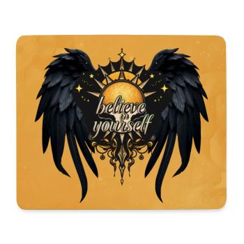 Believe in yourself, a letter - Mouse Pad (horizontal) - white - Front