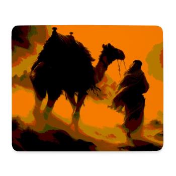Wilde Wüste - Mousepad (Querformat) - Weiß - Vorne