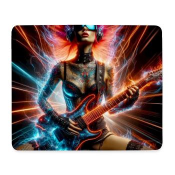 Cyberpunk rocker - Mouse Pad (horizontal) - white - Front