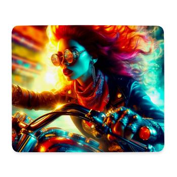 Cyberpunk Moto - Mouse Pad (horizontal) - white - Front