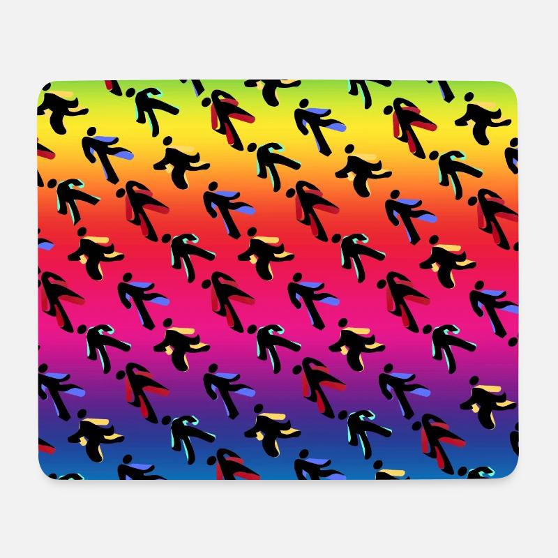 Danseurs - Tapis de souris (format paysage) - blanc