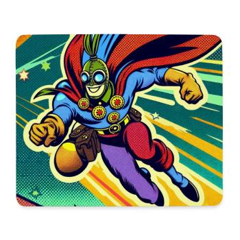 Super-héros - Tapis de souris (format paysage) - blanc - Devant