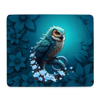 Moment of wisdom, The magical and majestic owl. - Mouse Pad (horizontal) - white - Front