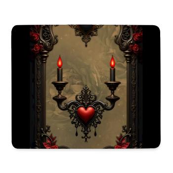 Gothic Romance: Verborgene Leidenschaft - Mousepad (Querformat) - Weiß - Vorne